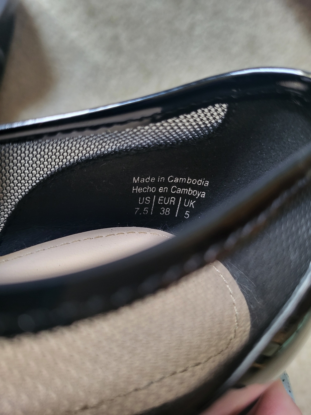 ALDO Kedaema Black Patent And Mesh Ribbon-lace Oxfords - Picture 7 of 7